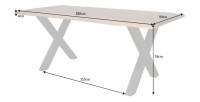 Table ORKAN 180cm dimensions