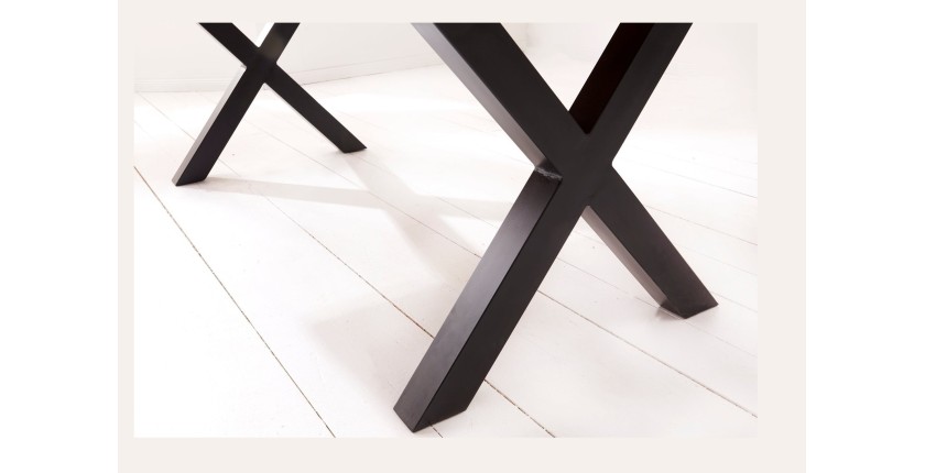 Ensemble de salle de bain NOXERA 80 cm – Meuble sous vasque suspendu blanc alpin mat avec plan pour vasque