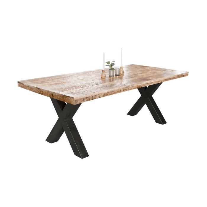 Table LODEN pieds en X 200cm