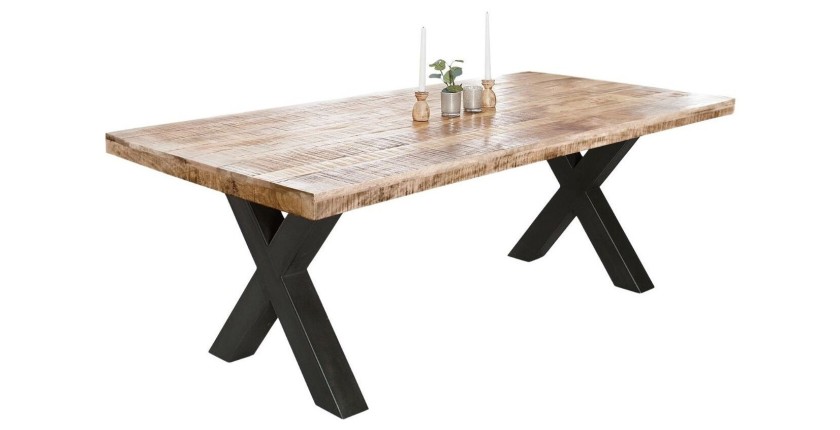 Table LODEN pieds en X 200cm