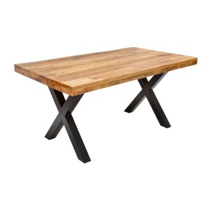 Table LODEN pieds en X 160cm