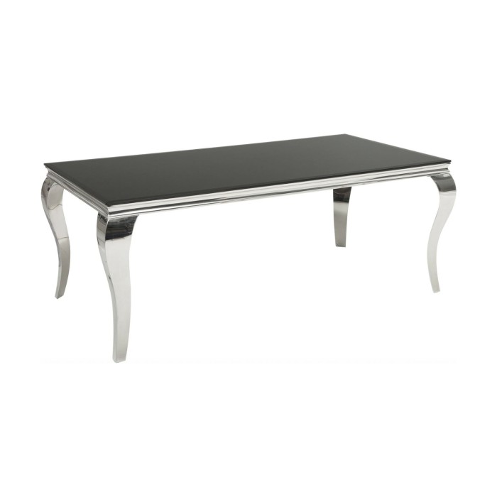 Table VELENA avec plateau noir