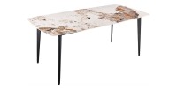 Table HEXA céramique aspect pierre 160cm