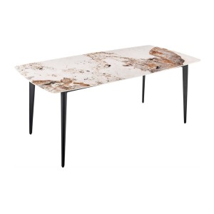 Table HEXA céramique aspect pierre 160cm
