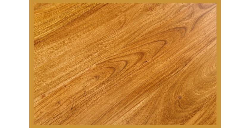 Zoom sur la texture de la table ARKAYA 200cm bois clair