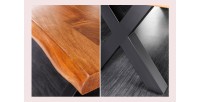 Zoom sur les détails de la table ARKAYA 300cm plateau 55mm