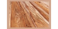 Zoom sur la texture de la table ARKAYA en bois de Sheesham 200cm plateau 35mm