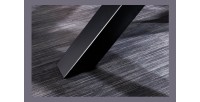 Zoom sur le pied de la table ARKAYA en Sheesham 200cm plateau 35mm