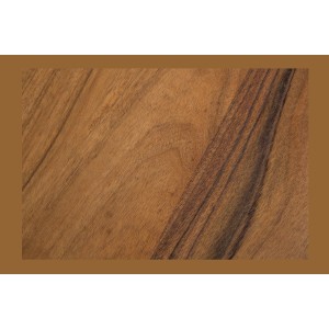 Table de salle à manger ARKAYA – Bois massif d’acacia verni et métal noir – 160 cm – Style industriel