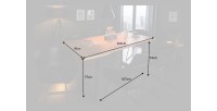 Table ARKAYA en bois d'acacia 160cm dimensions