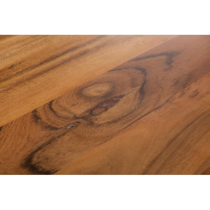 Zoom sur la texture de la table ARKAYA en bois d'acacia 180cm