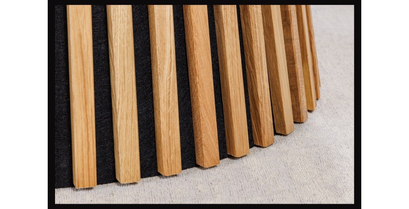 Table KANOVA 140 cm – Plateau rond en chêne clair et pied central design – Style contemporain