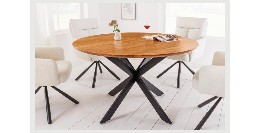 Table ronde SOLARA 130cm mise en situation