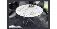 Table BAUMA 120cm vu de haut