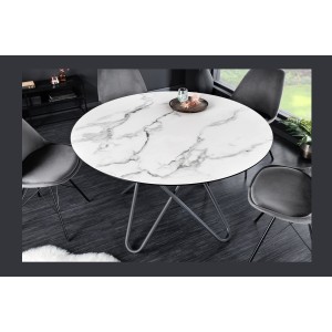 Table BAUMA 120cm vu de haut