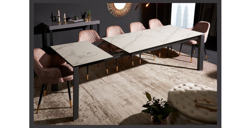 Zoom sur la manière d'étendre la table FORZA