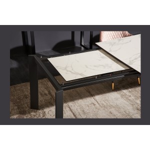 Zoom sur le système d'extension de la table FORZA