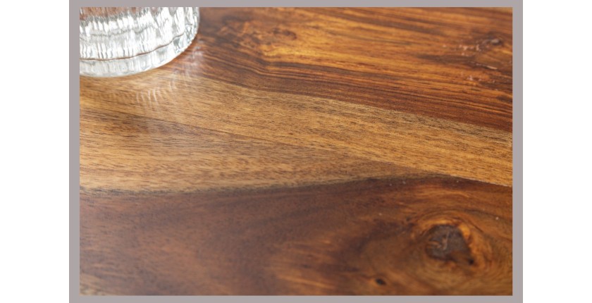 Zoom sur la texture du plateau de la table ORBO 80cm