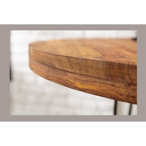 Zoom sur la tranche de la table ORBO 120cm