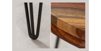 Zoom sur les détails de la table ORBO 120cm