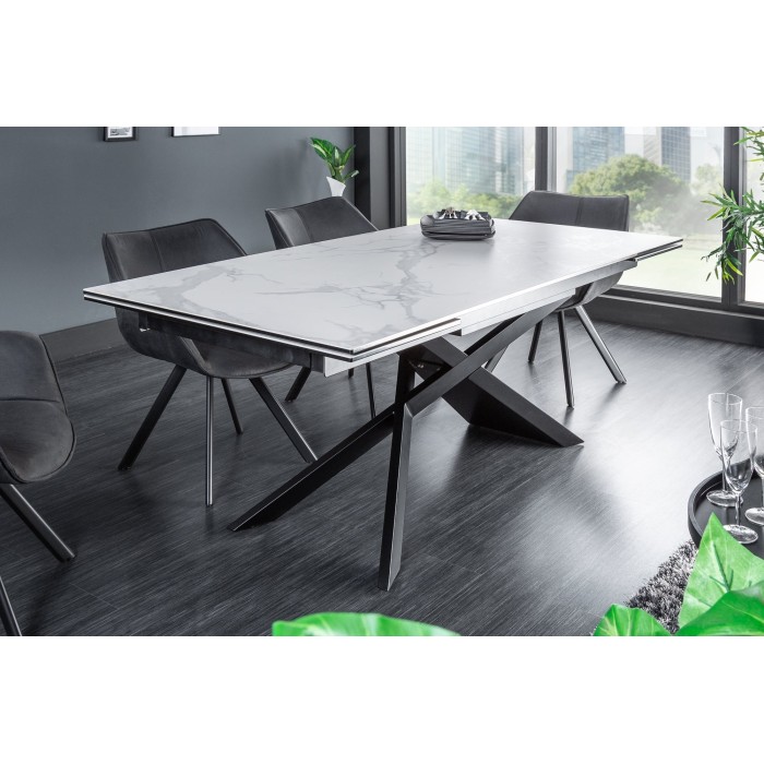 Table STELIX blanche sans extension