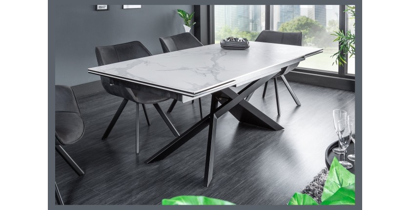 Table STELIX blanche sans extension