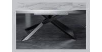 Zoom sur la structure de la table STELIX blanche