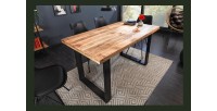Table LODEN en bois de manguier 120cm mise en situation