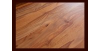 Zoom sur la texture de la table LODEN 200cm en bois de Sheesham