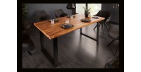 Table LODEN 200cm en bois de Sheesham mise en situation