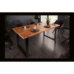 Table LODEN 200cm en bois de Sheesham mise en situation