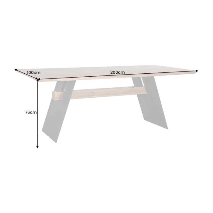 Table ZENTOR 200cm dimensions