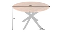 Table ronde SOLARA 130cm dimensions