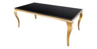 Table VELENA dorée 200cm