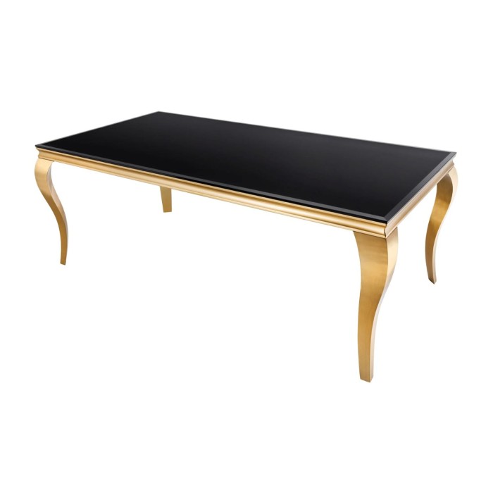 Table VELENA dorée 200cm