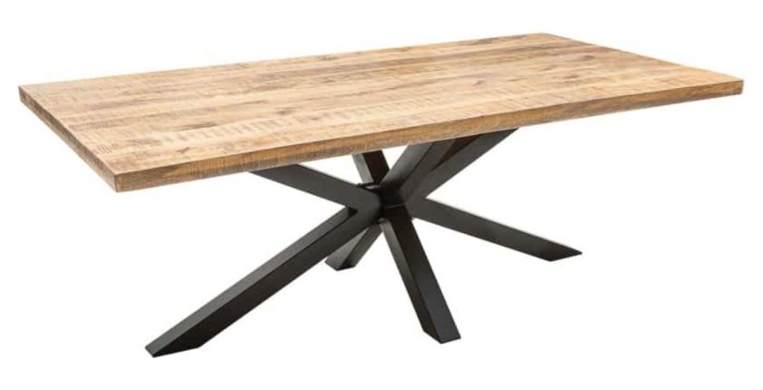 Table rectangulaire SOLARA en manguier 160cm