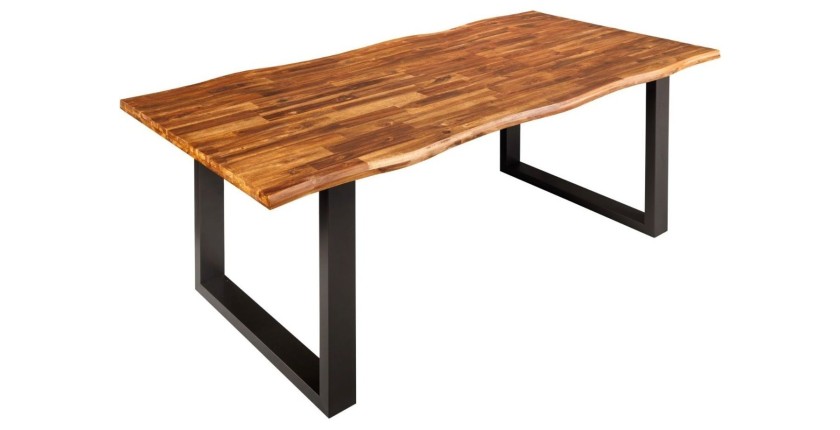 Table NALKO en bois d'acacia 160cm