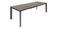 Table FORZA noire extensible jusqu'à 240cm