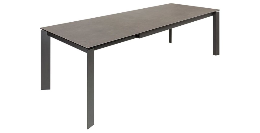 Table FORZA noire extensible jusqu'à 240cm