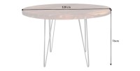 Table ORBO 120cm dimensions