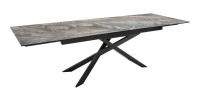 Table rectangulaire STELIX grise anthracite