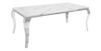 Table VELENA avec plateau blanc 200cm