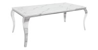 Table VELENA avec plateau blanc 180cm