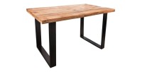 Table LODEN 140cm en bois de manguier