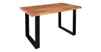 Table LODEN 140cm bois de Sheesham
