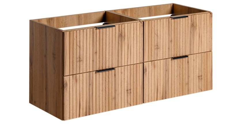 Meuble sous vasque NOXERA 120 cm – Chêne wotan