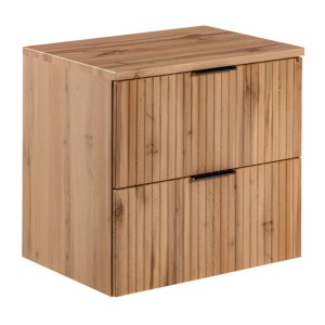 Meuble sous vasque 60cm NOXERA en chêne Wotan