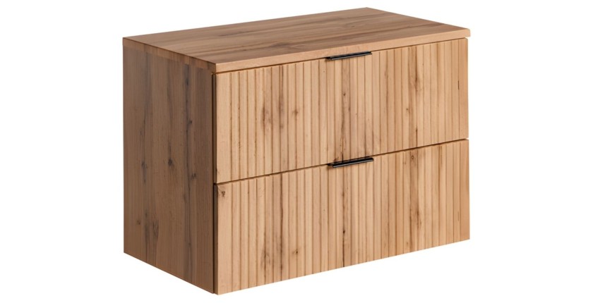 Ensemble de salle de bain NOXERA 80 cm en chêne Wotan