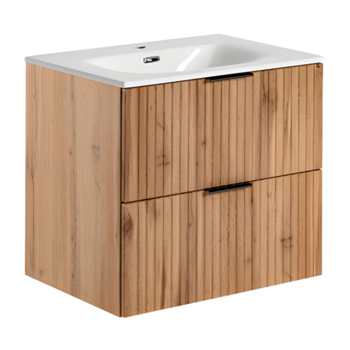 Ensemble de salle de bain NOXERA 60 cm avec vasque encastrée