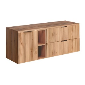 Ensemble de salle de bain NOXERA 140 cm en chêne wotan